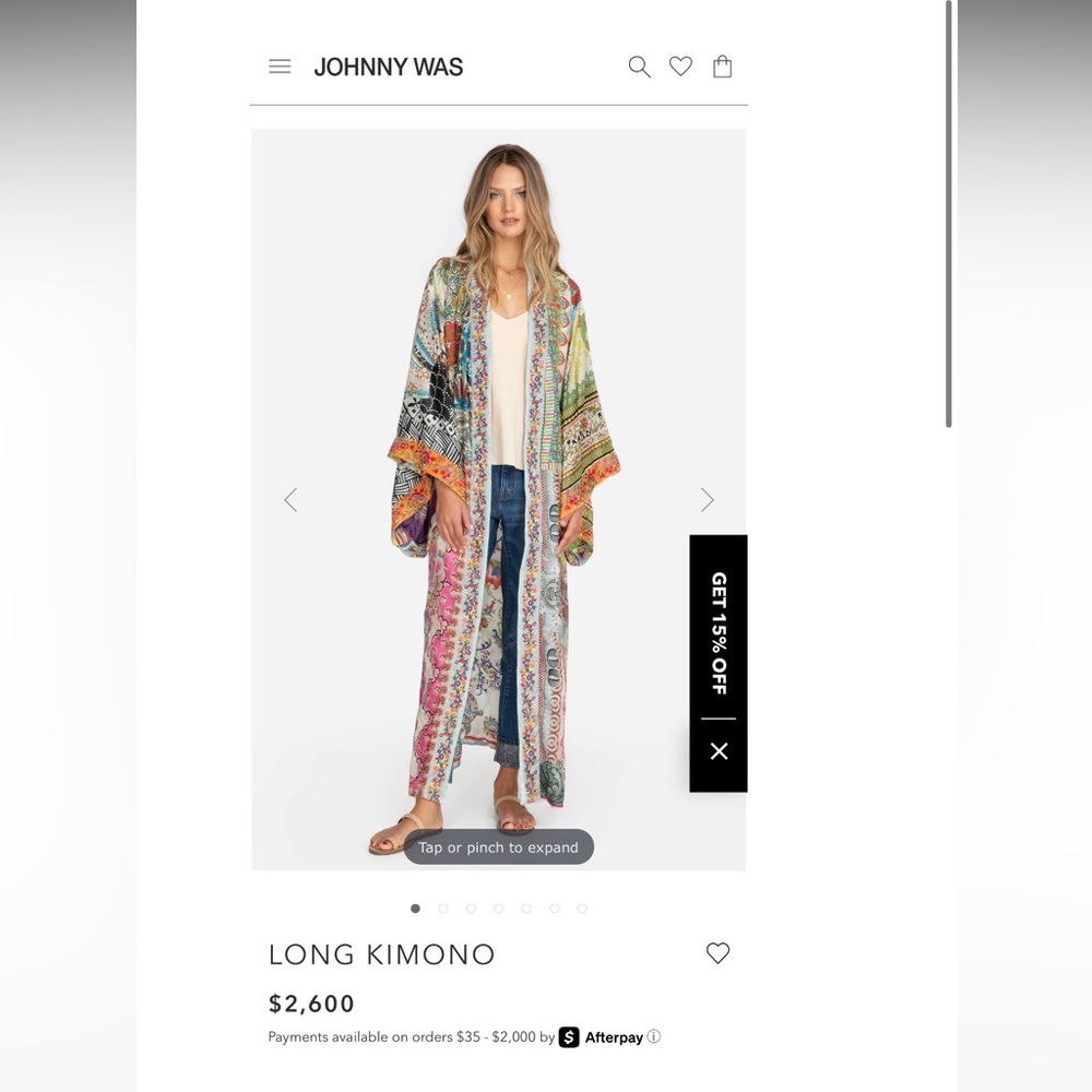 Colorful Floral Kimono Robe - Picture 2 of 9